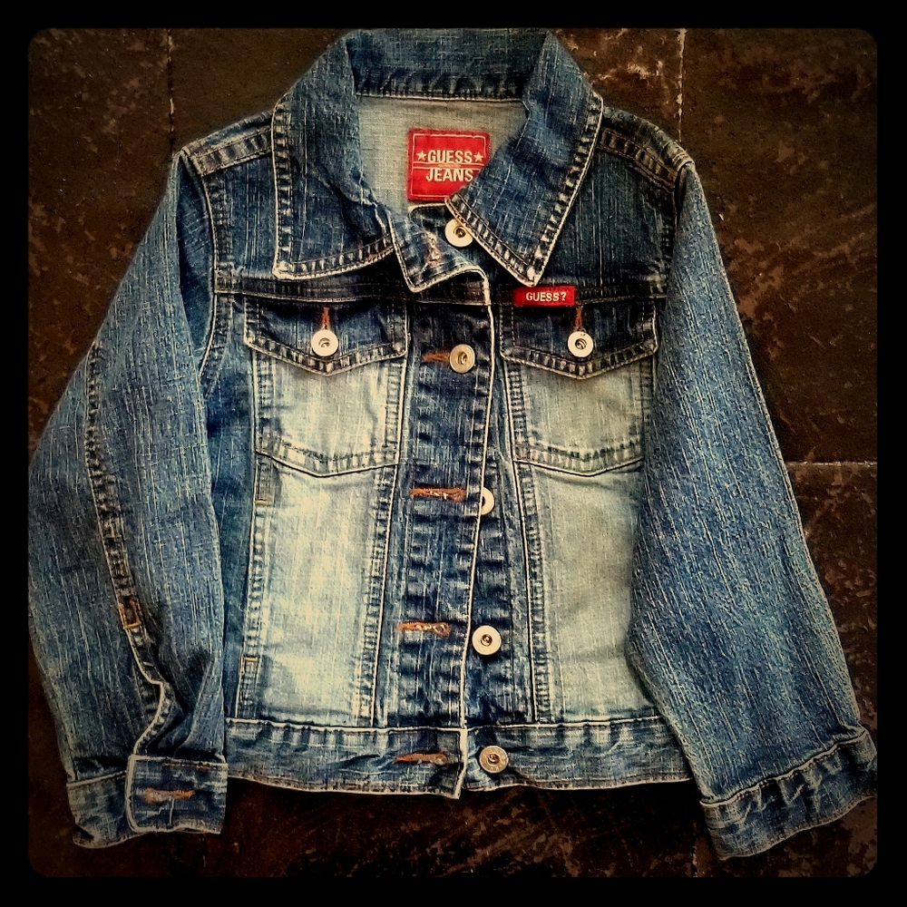 Guess kids jean jacket NWOT